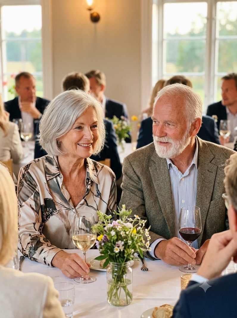 Ceremonien var slut — Sofie & Mikkel grinede stadig af den samme joke fra præsten.